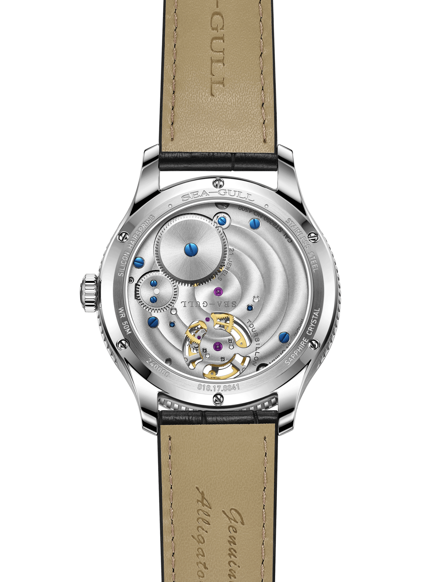 【Seagull Watch】Silicon Hairspring Tourbillon - White