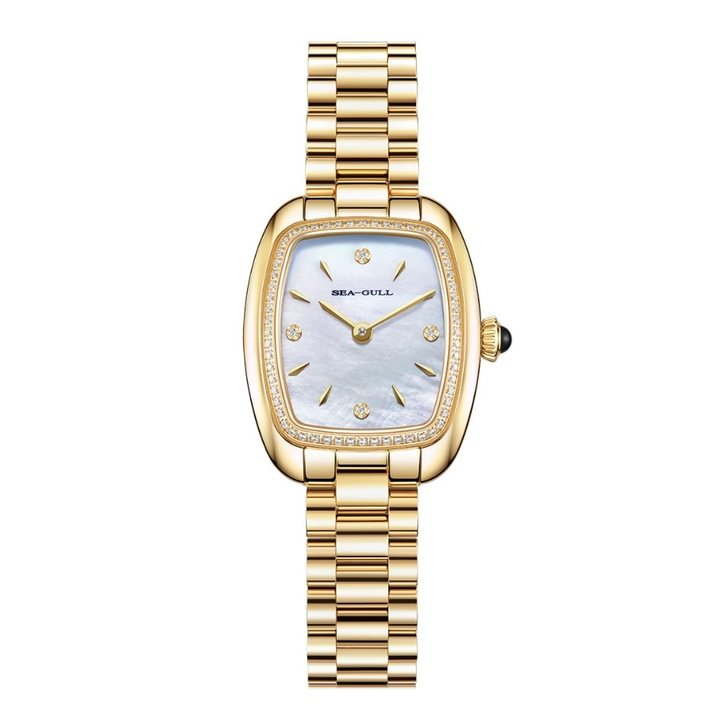 【Seagull Watch】Little Mocha Mechanical Watch - Cookie Gold