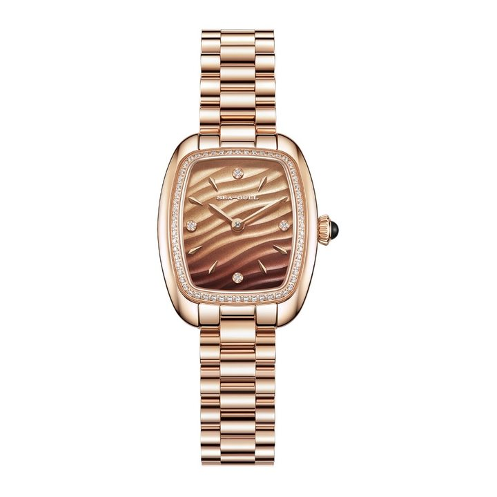 【Seagull Watch】Little Mocha Mechanical Watch - Cookie Gold