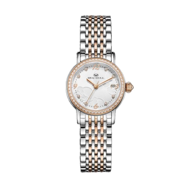 【Seagull Watch】Twelve Flower Goddesses - Two-Tone with Diamond Dots