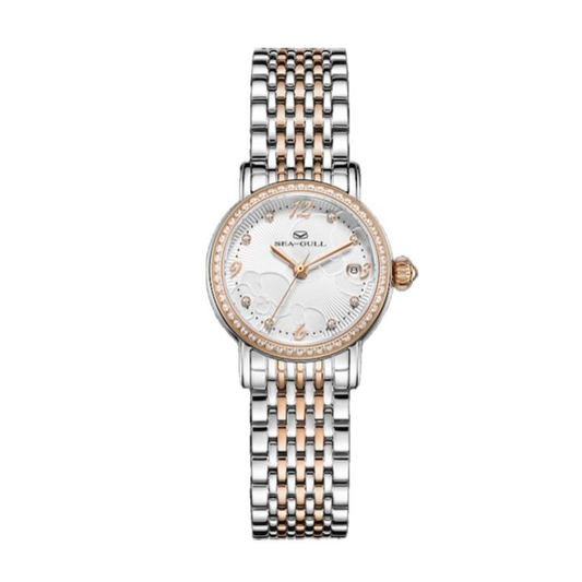 【Seagull Watch】Twelve Flower Goddesses - Two-Tone with Diamond Dots