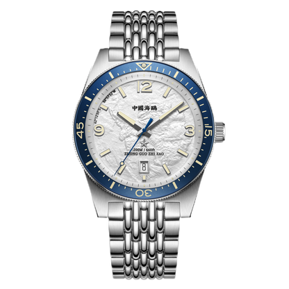 【Seagull Watch】1984 Antarctic Expedition Vintage Diving Watch Special Edition Frozen Blue