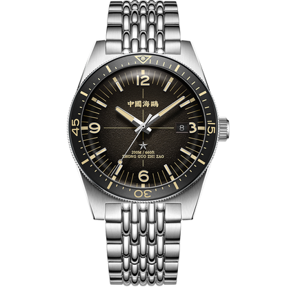 【Seagull Watch】1984 Antarctic Expedition Vintage Diving Watch Ice Rock Brown