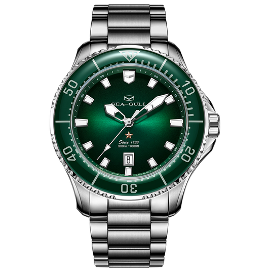 【Seagull Watch】Ocean Pro - Coral Green
