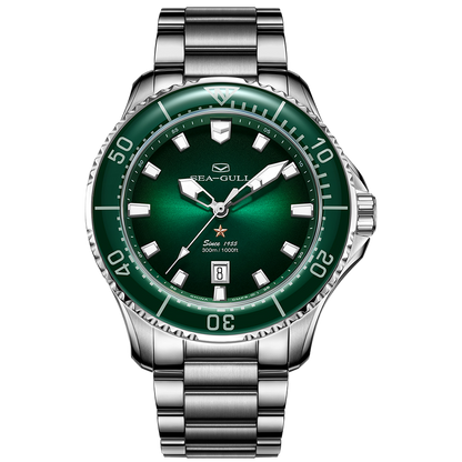 【Seagull Watch】Ocean Pro - Smoked Black