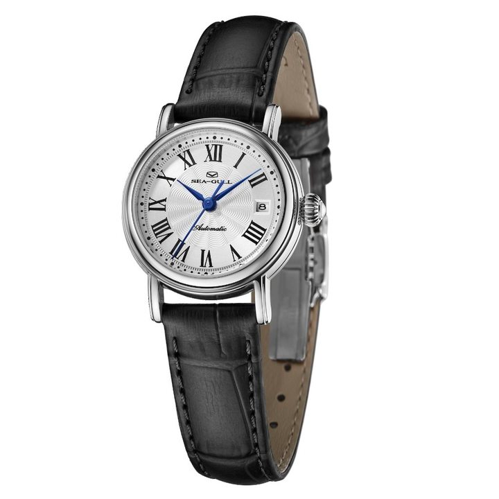【Seagull Watch】Little Exquisite - Leather Strap Style  -- Silver Case