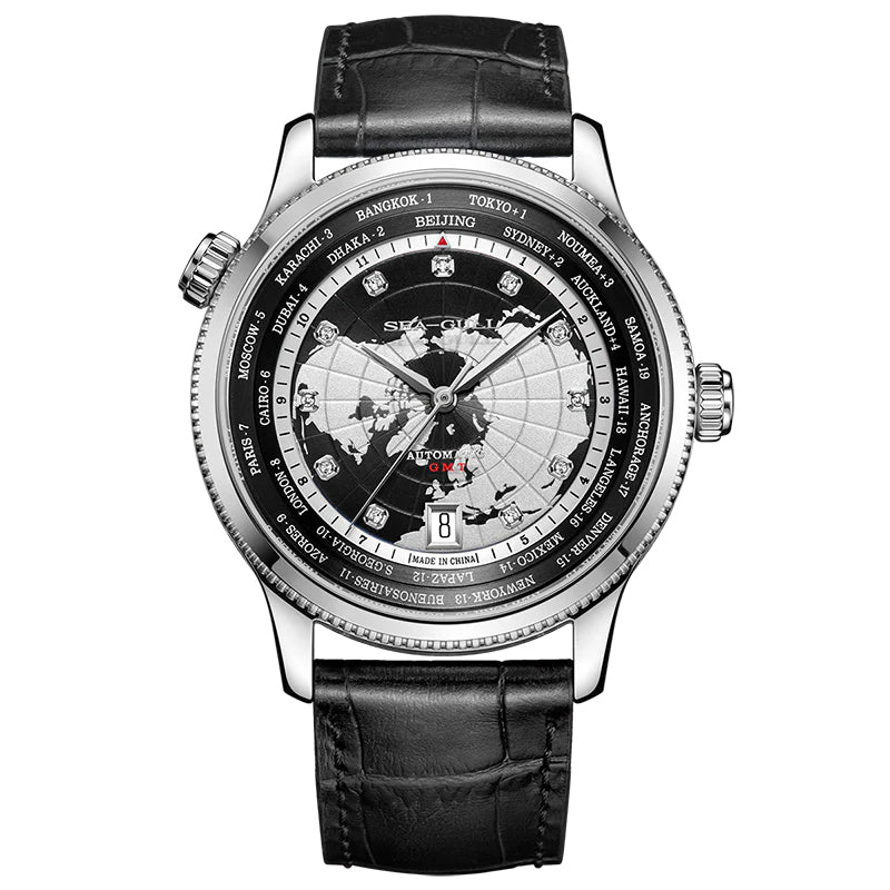 【Seagull Watch】World Time Collection - Blue Stars