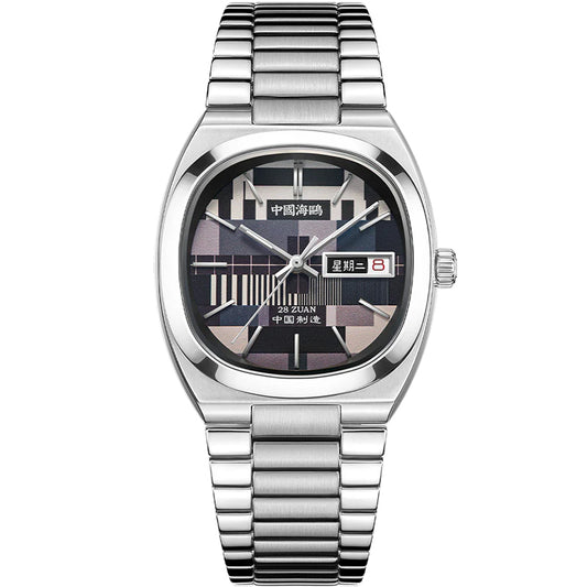 【Seagull Watch】Vintage TV Mechanical Watch - Tuesday Black and White Special Edition
