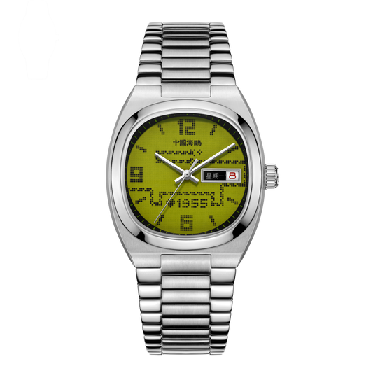 【Seagull Watch】Vintage TV Mechanical Watch - Snake Game-Fluorescent Green Edition