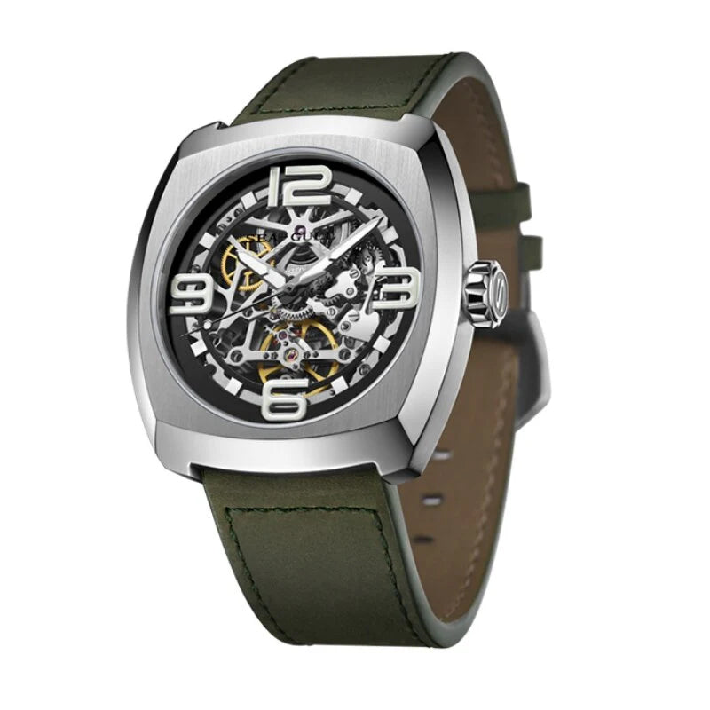 【Seagull Watch】Skeleton Barrel 849.27.6167K