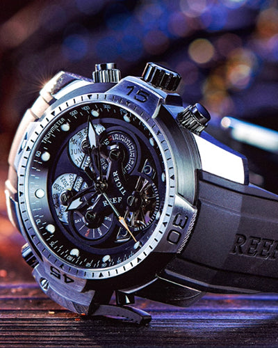 【Reef Tiger】Aurora Silver-Black  RGA3503-YBBR