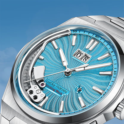【LuckyHarvey】Chiming Watches Series Sounds of Nature Clear Water Blue