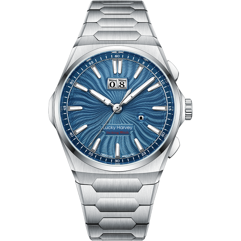 【LuckyHarvey】Chiming Watches Series Sounds of Nature Clear Water Blue
