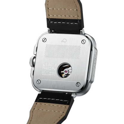 【OLTO-8】IRON-X Square Skeleton Automatic Watch Green
