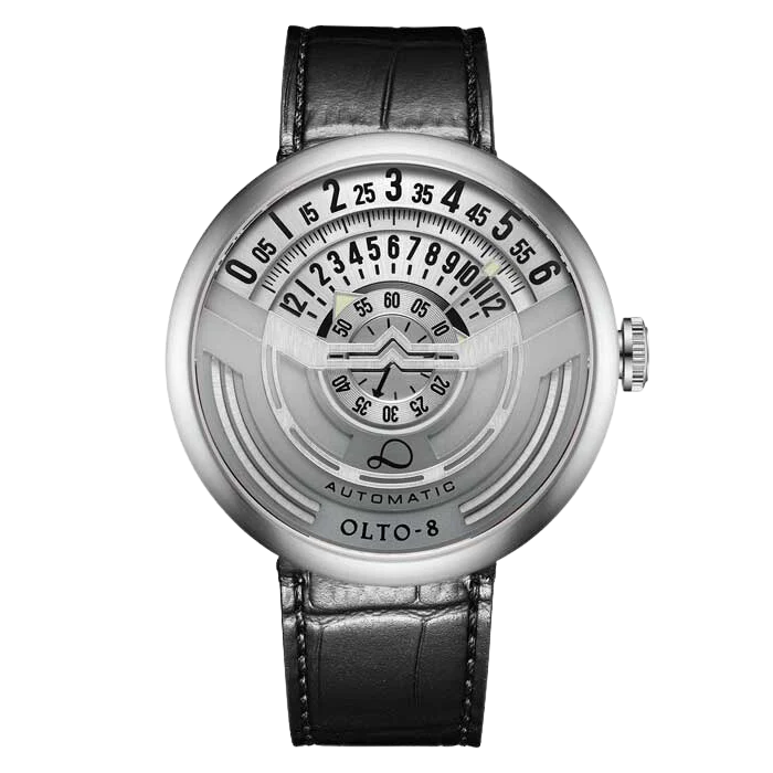 【OLTO-8】INFINITY-I RPM-Style Automatic Watch Silver
