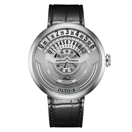 【OLTO-8】INFINITY-I RPM-Style Automatic Watch Silver