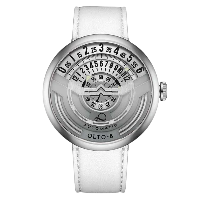 【OLTO-8】INFINITY-I RPM-Style Automatic Watch Silver