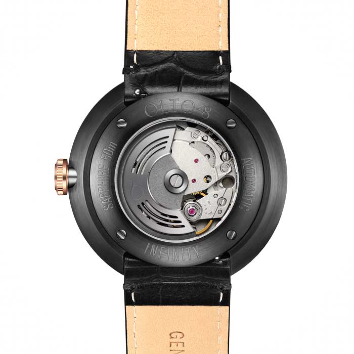 【OLTO-8】INFINITY-I RPM-Style Automatic Watch Gold-Black