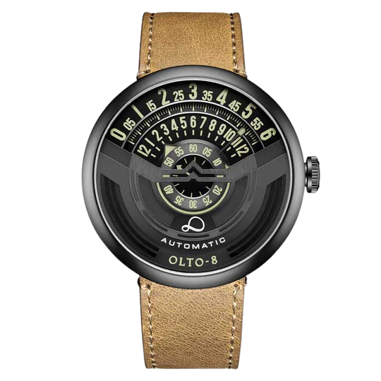 【OLTO-8】INFINITY-I RPM-Style Automatic Watch Black