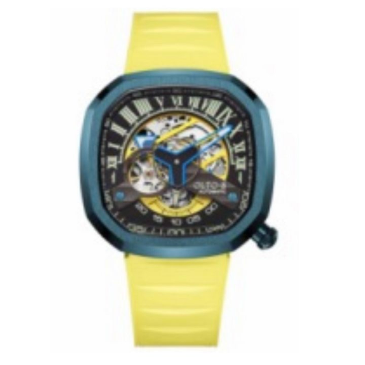 【OLTO-8】INFINITY II RPM-Style Automatic Watch Blue（Roman numeral Dial）