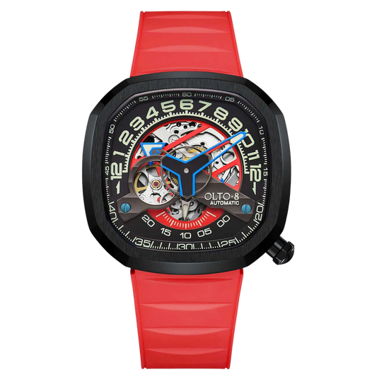 【OLTO-8】INFINITY-II RPM-Style Automatic Watch Black