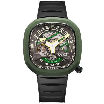 【OLTO-8】INFINITY-II RPM-Style Automatic Watch Green