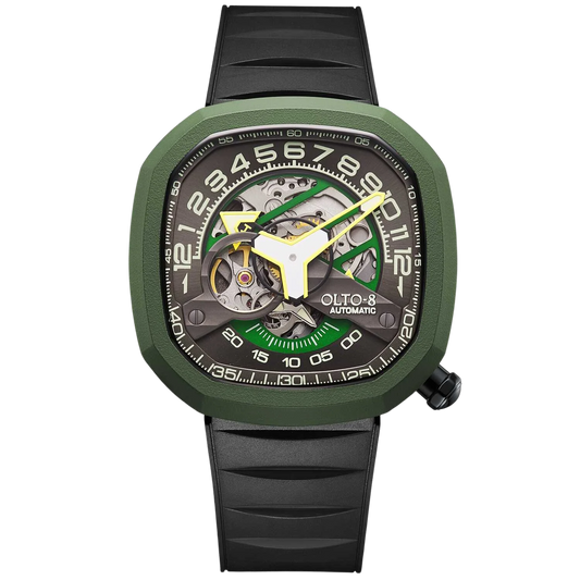 【OLTO-8】INFINITY-II RPM-Style Automatic Watch Green
