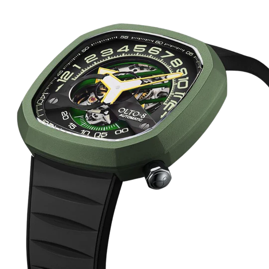 【OLTO-8】INFINITY-II RPM-Style Automatic Watch Green