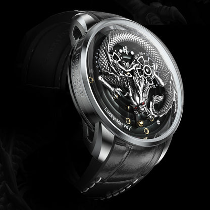 【LuckyHarvey】Master of Craftsmanship Series Chinese Loong（Silver）
