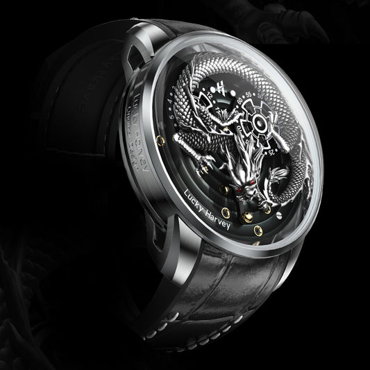 【LuckyHarvey】Master of Craftsmanship Series Chinese Loong（Silver）