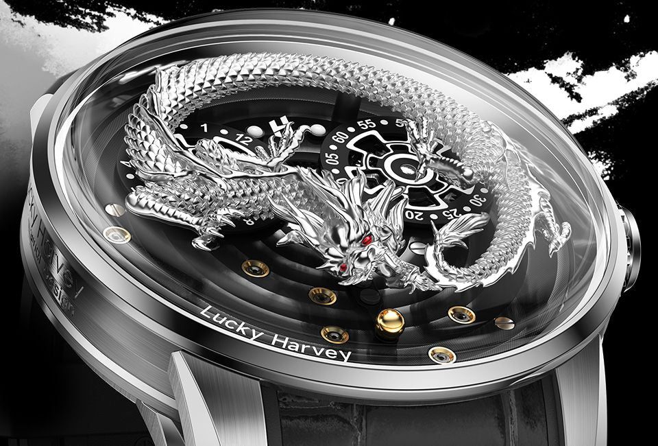 【LuckyHarvey】Master of Craftsmanship Series Chinese Loong（Silver）