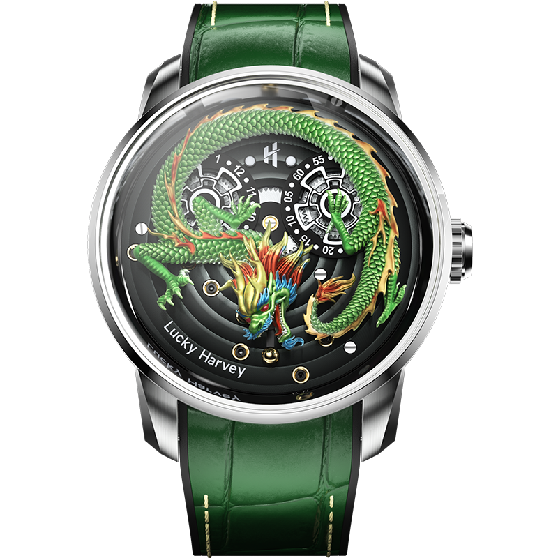 【LuckyHarvey】Master of Craftsmanship Series Chinese Loong（Cyan）