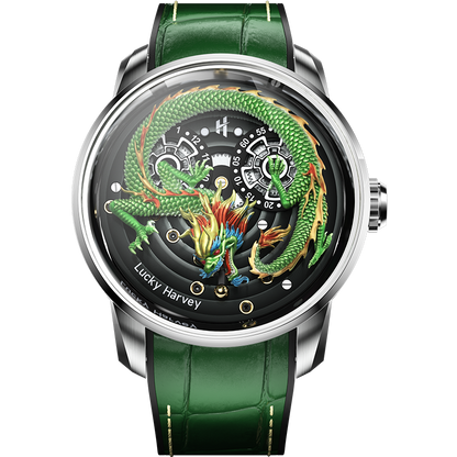 【LuckyHarvey】Master of Craftsmanship Series Chinese Loong（Cyan）
