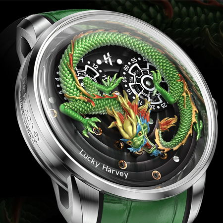 【LuckyHarvey】Master of Craftsmanship Series Chinese Loong（Cyan）
