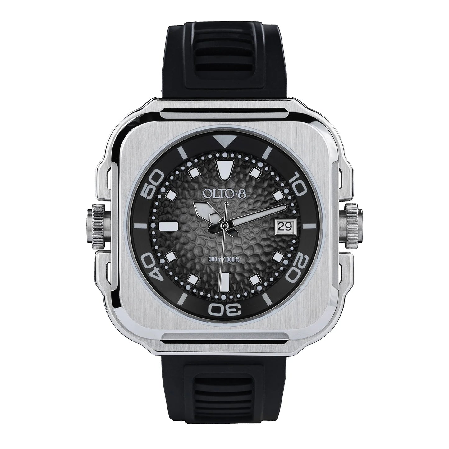 【OLTO-8】Coral Steward Diving Automatic Watch Shadow Black