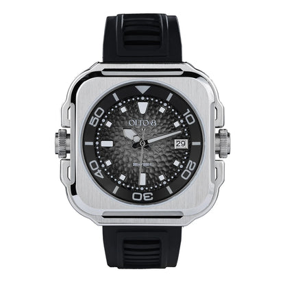 【OLTO-8】Coral Steward Diving Automatic Watch Shadow Black