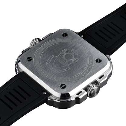 【OLTO-8】Coral Steward Diving Automatic Watch Shadow Black