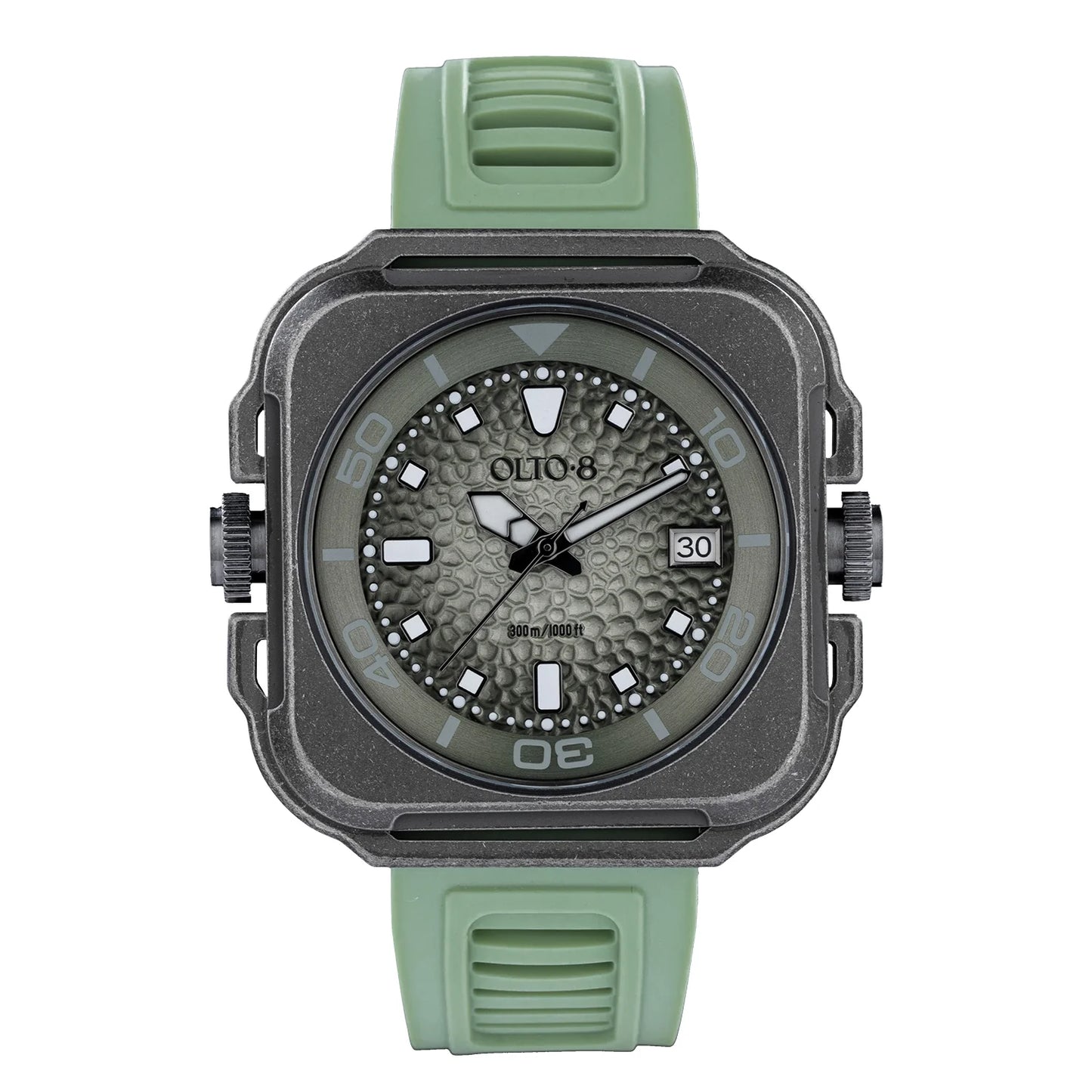 【OLTO-8】Coral Steward Diving Automatic Watch Retro Green