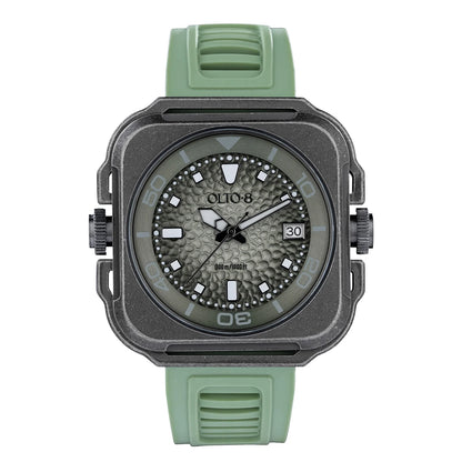 【OLTO-8】Coral Steward Diving Automatic Watch Retro Green