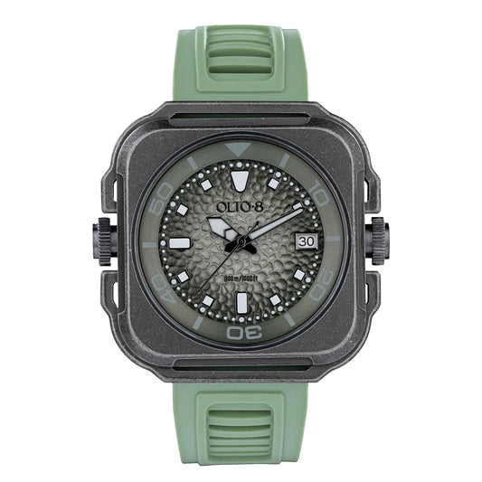 【OLTO-8】Coral Steward Diving Automatic Watch Retro Green