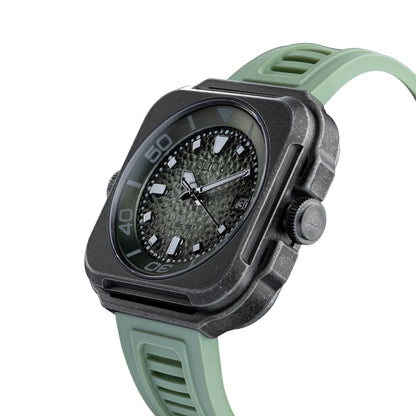 【OLTO-8】Coral Steward Diving Automatic Watch Retro Green
