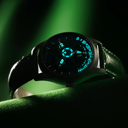 【OLTO-8】KING 3D Satellite Hour Wheel Automatic Jade Green