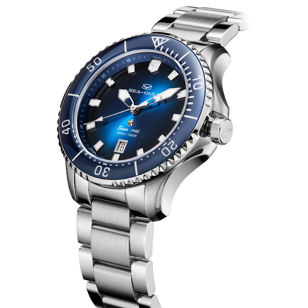 【Seagull Watch】Ocean Pro - Deep see Blue