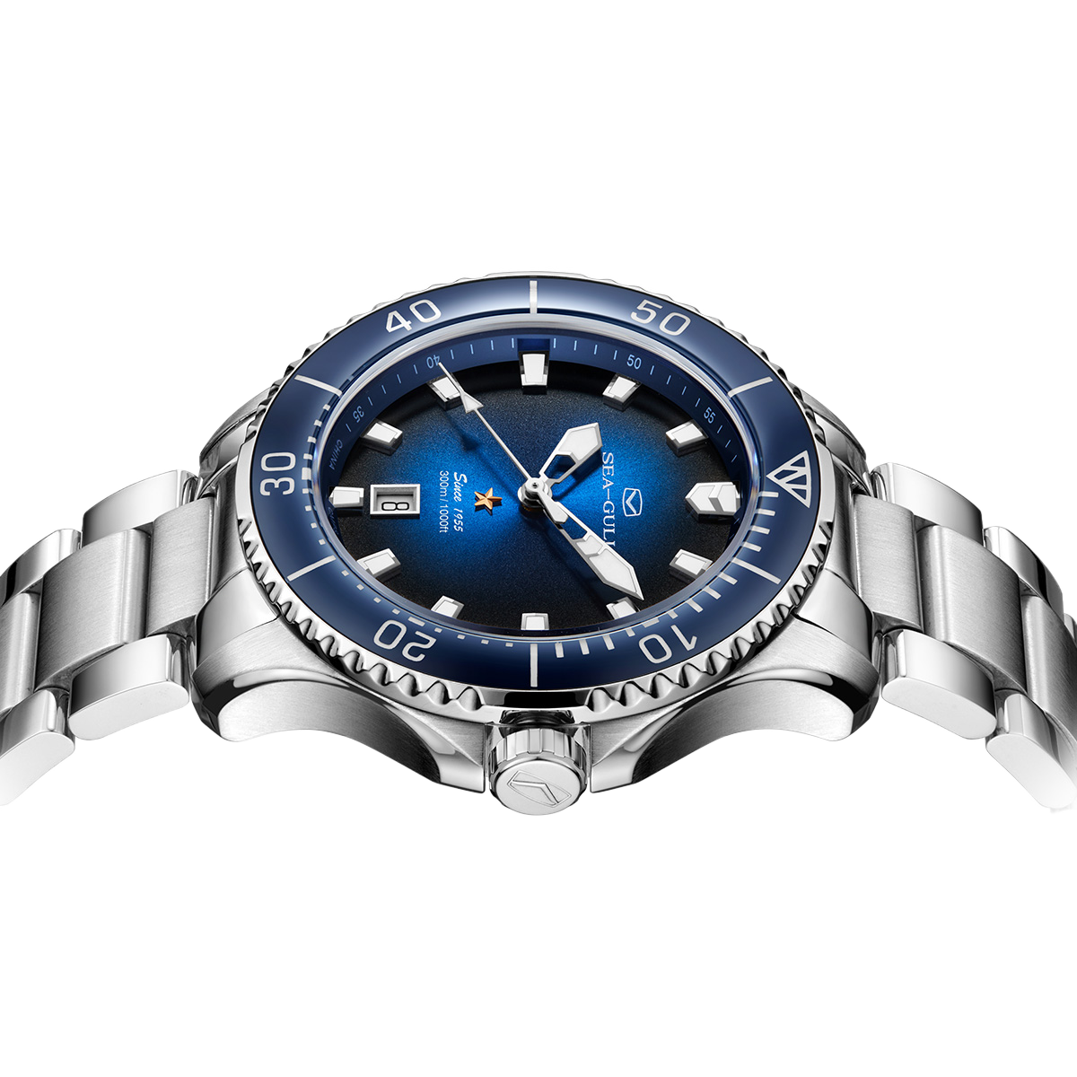 【Seagull Watch】Ocean Pro - Deep see Blue