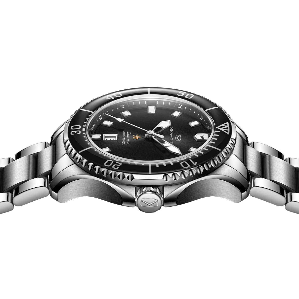 【Seagull Watch】Ocean Pro - Shark Black