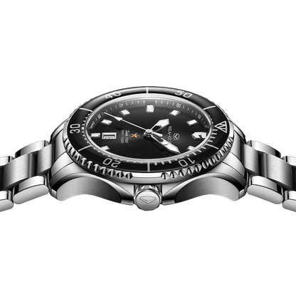 【Seagull Watch】Ocean Pro - Shark Black