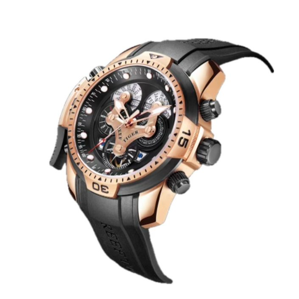 【Reef Tiger】Aurora Golden-Black  RGA3503-PPBR