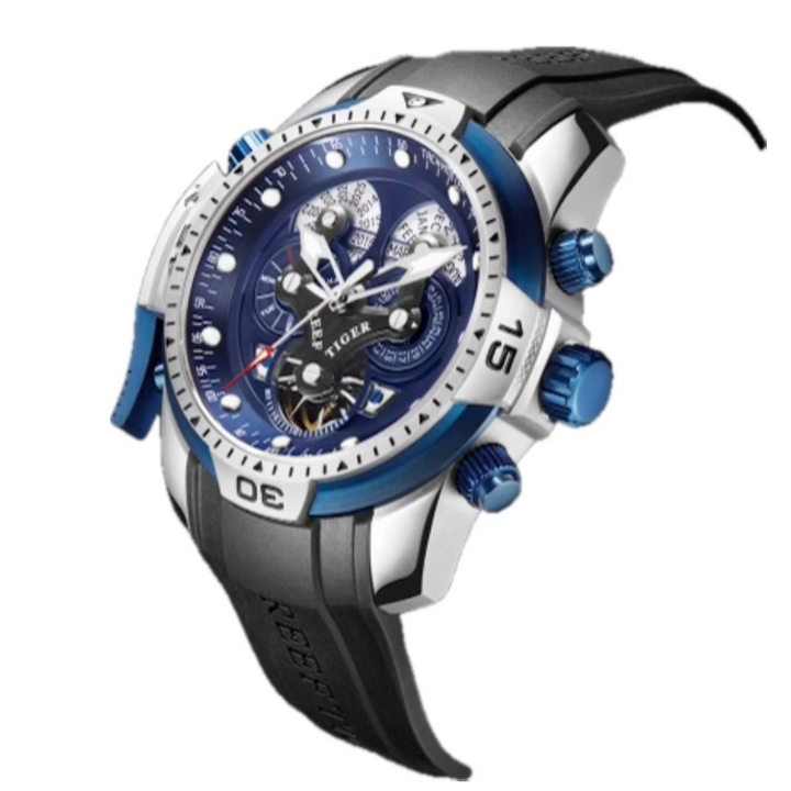 【Reef Tiger】Aurora Silver-Blue  RGA3503-YLBR