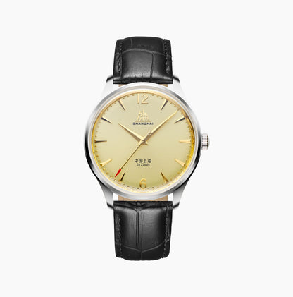【Shanghai】Tribute Series - Pioneers of Calendar, Sun-ray Dial - Stainless Steel Strap