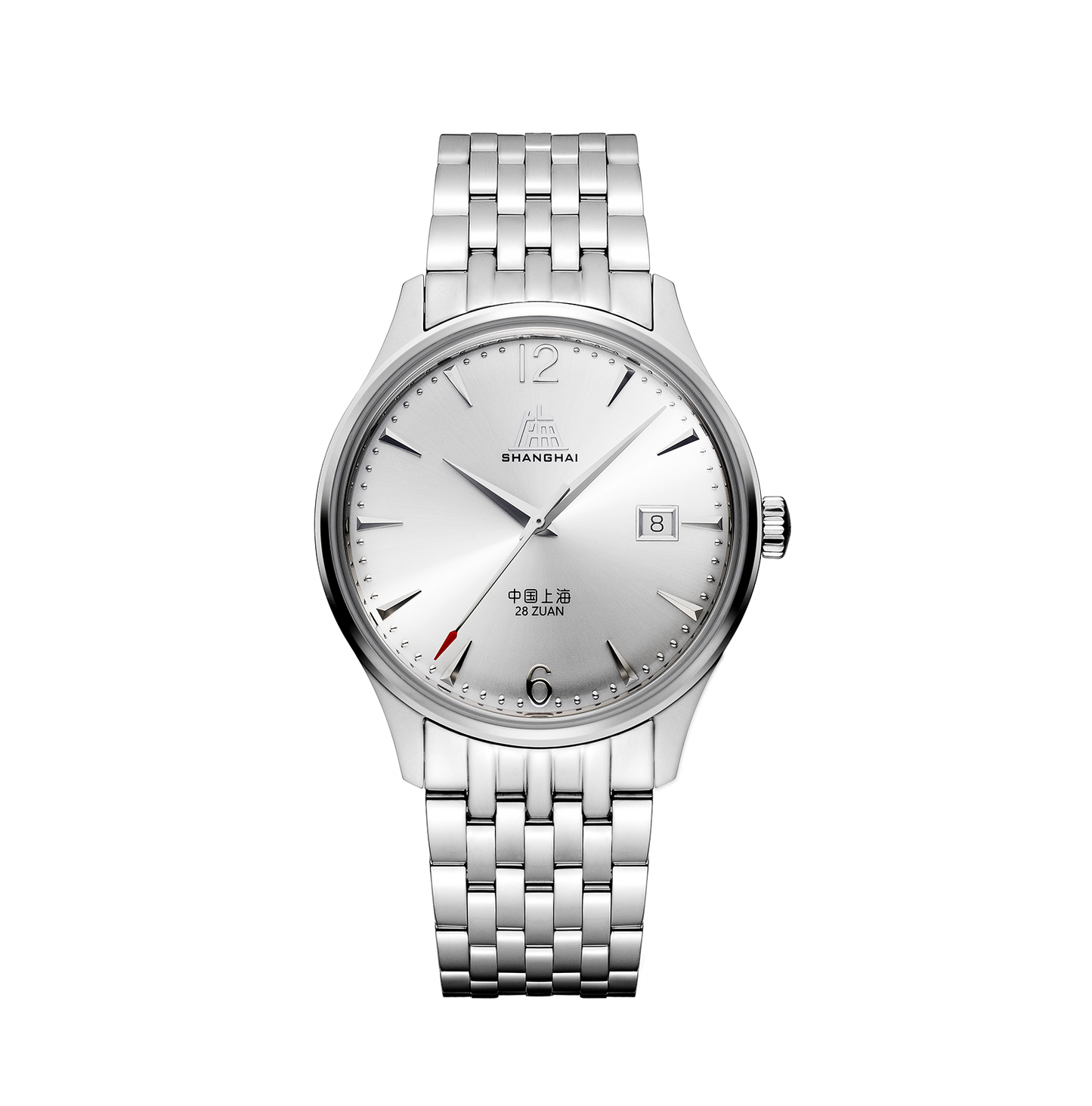 【Shanghai】Tribute Series - Pioneers of Calendar, Golden Sun-ray Dial -  Leather Strap